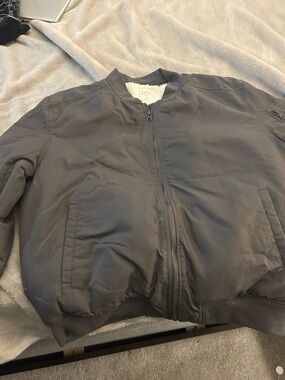 Full Tilt Woman’s Charcoal Gray Bomber Jacket